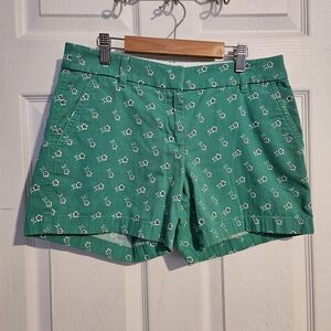 Re-imagined by J CREW Bright green shorts Size 4